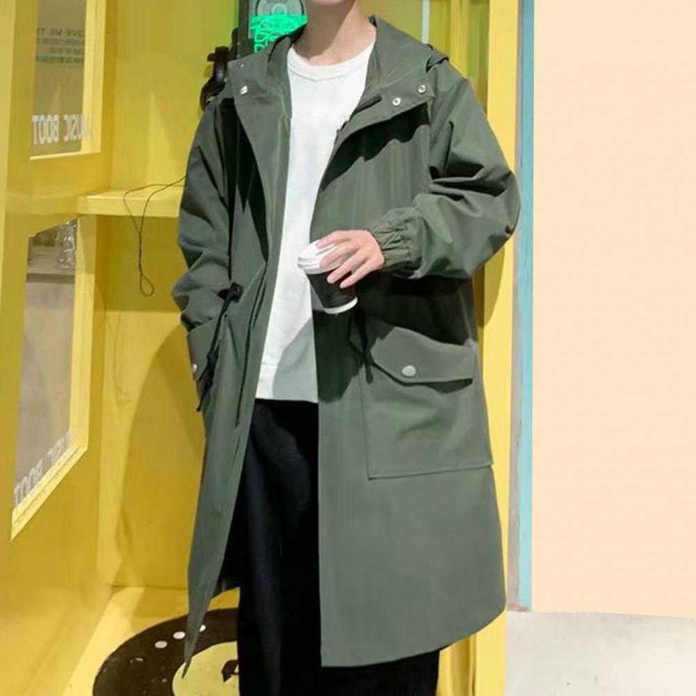 Haori Japanese Jacket - Giacca lunga trench da uomo autunno