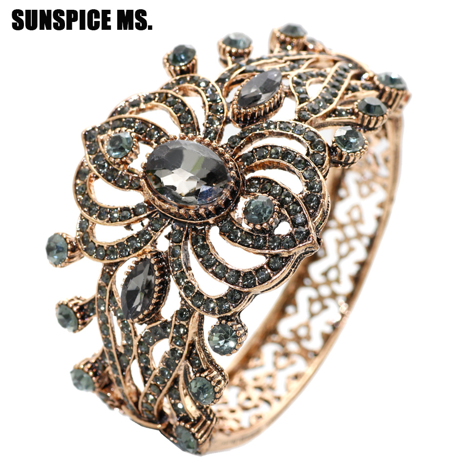 Women'S Ethnic Fashion Brands - Bracciale rigido vintage etnico della Boemia