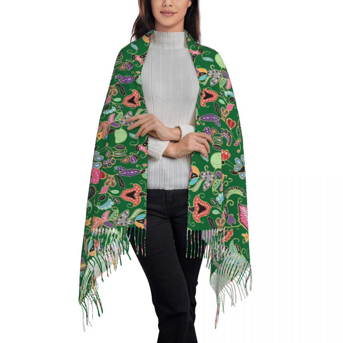Sciarpa viola in stile sarong  - Batik Sarong Wrap recensione e prezzo
