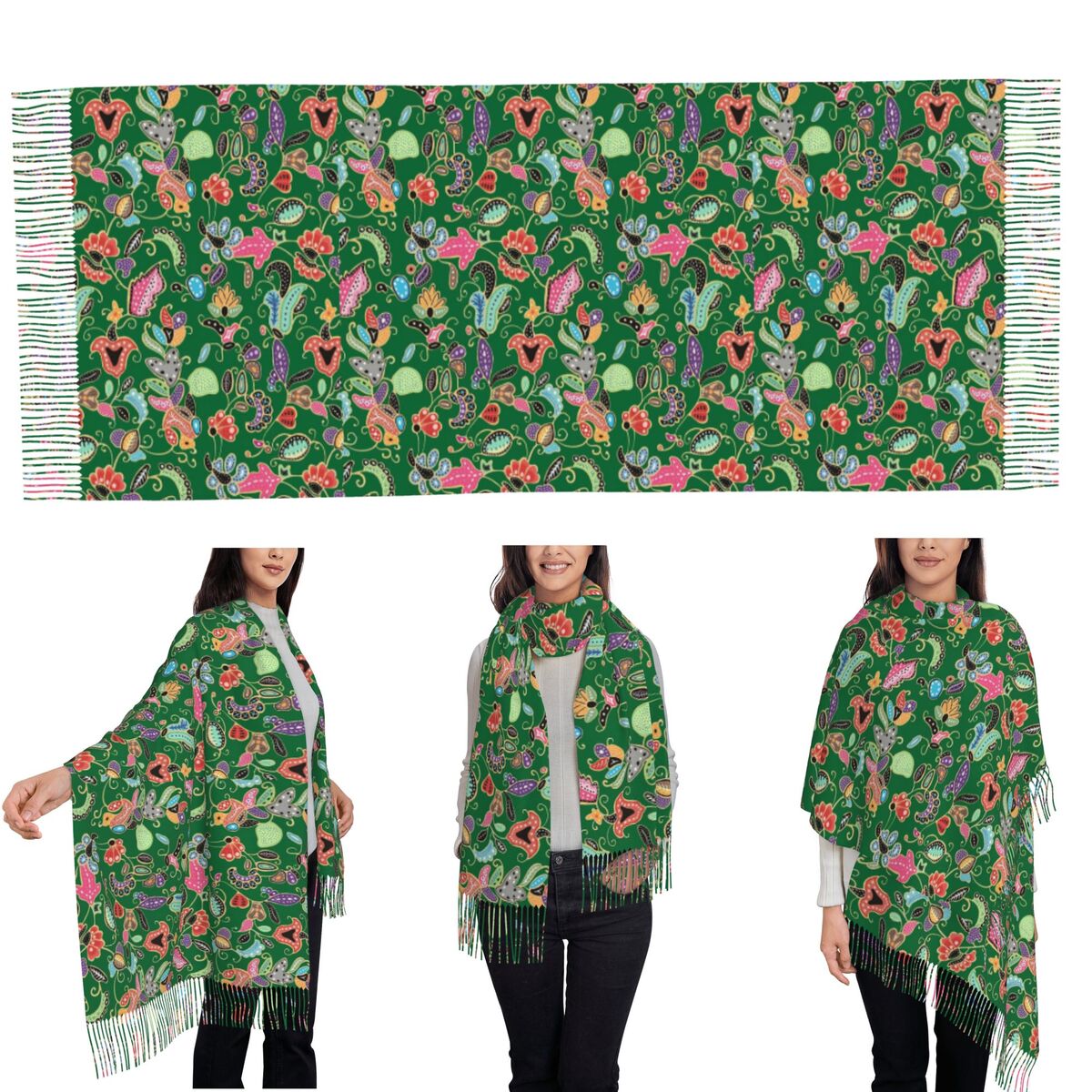 Sciarpa viola in stile sarong  - Batik Sarong Wrap recensione e prezzo