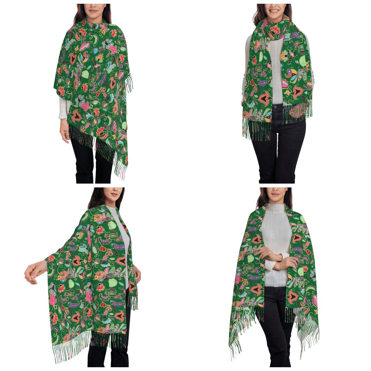 Sciarpa viola in stile sarong  - Batik Sarong Wrap recensione e prezzo