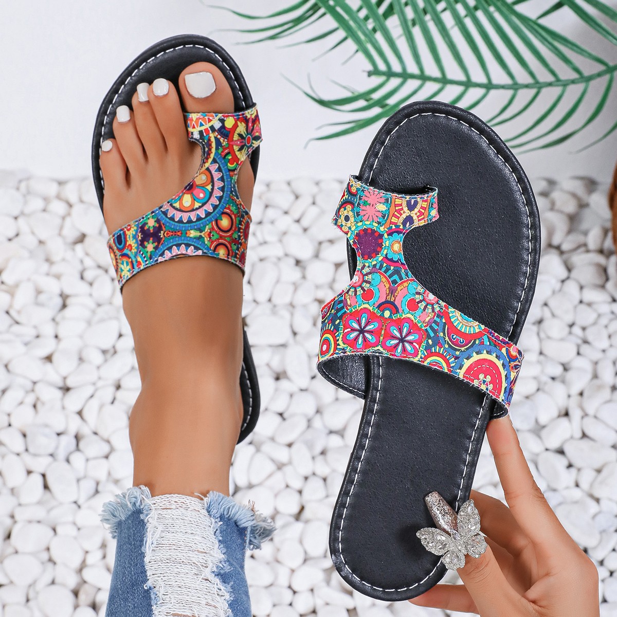 Sandali piatti etnici a larghe - Women'S Ethnic Fashion Brands recensione e prezzo
