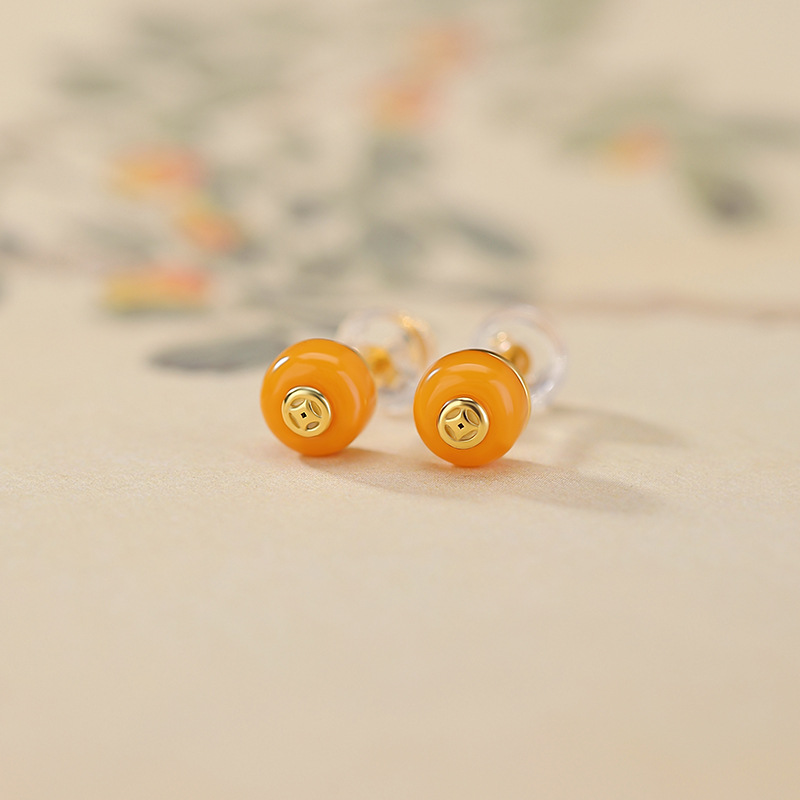 Orecchini piccoli rotondi con  - Ethnic Fashion Co In recensione e prezzo
